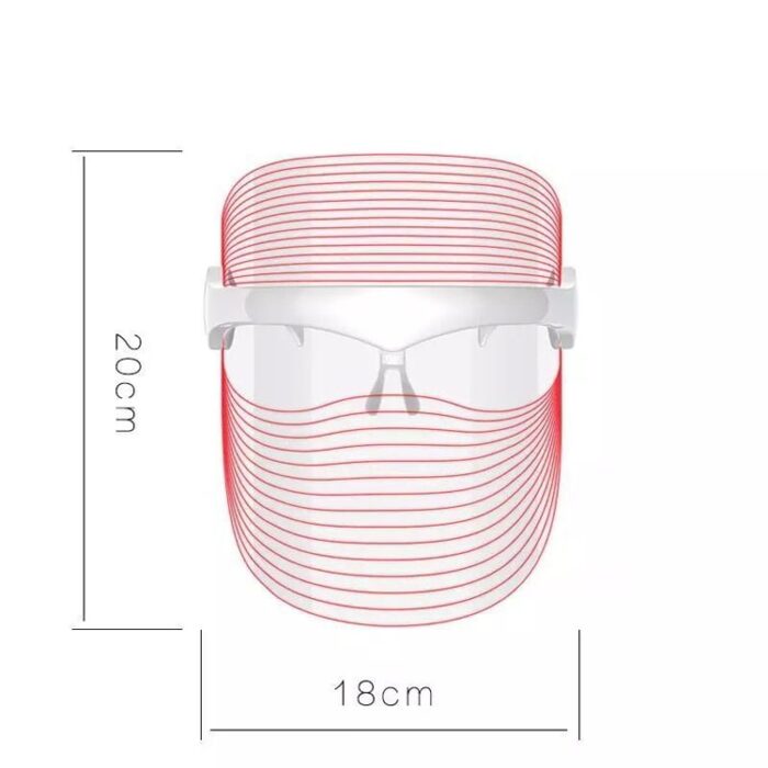 3 7 color led face mask