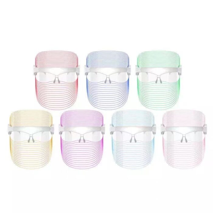 3 7 color led face mask