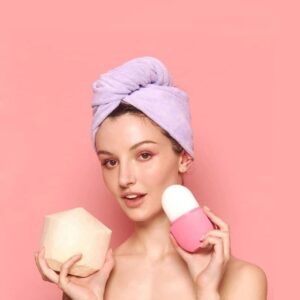 face ice cubes silicone facial massage ice holder for face