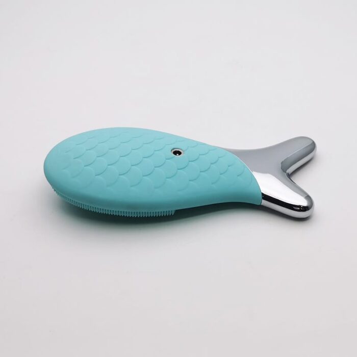 Fish facial cleansing brush silicone electric sonic face brush