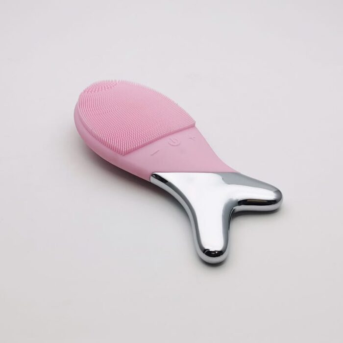 Fish facial cleansing brush silicone electric sonic face brush