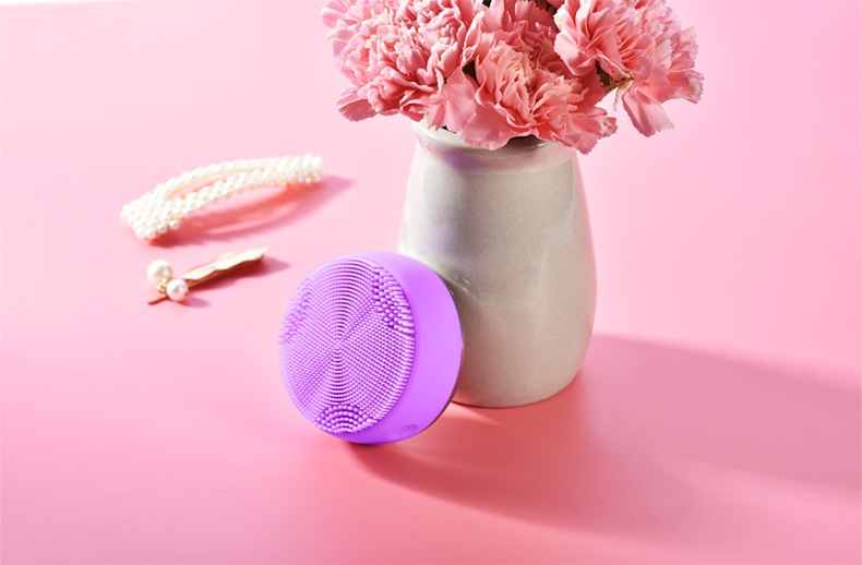 Waterproof Facial Brush sonic Silicone Massager Equipment beauty device