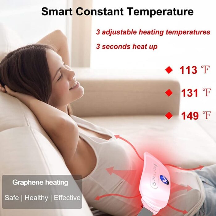 warm palace belt lumbar stomach heating womb massage uterus waist massage